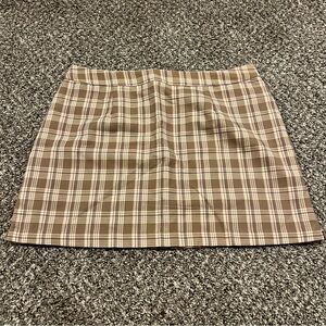Abound Brown Tan Mini Pencil Skirt Casual